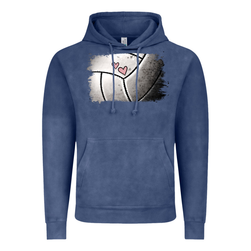 Volleyball Brushstroke Vintage Hoodie by RanaPortraitStore | Teevron
