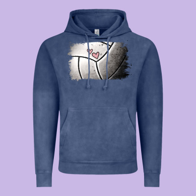 Volleyball Brushstroke Vintage Hoodie Designed By Ranaportraitstore