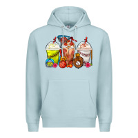 Blue Mist Softball Basketball Baseball Sports Coffee Cups Premium Hoodie - FaDigitalArtStudio