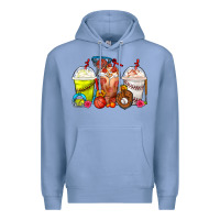 Colony Blue Softball Basketball Baseball Sports Coffee Cups Premium Hoodie - FaDigitalArtStudio