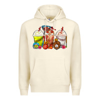 Sandshell Softball Basketball Baseball Sports Coffee Cups Premium Hoodie - FaDigitalArtStudio