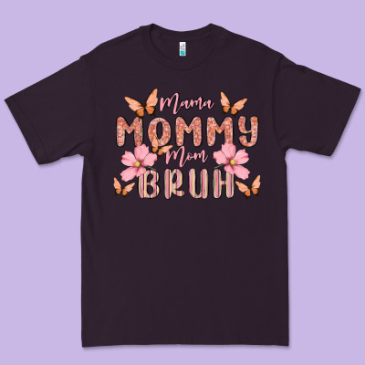 Mama Mommy Mom Bruh Premium Tee Designed By Maliassmallbusiness