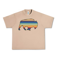 Burro Aztec Bison Silhouette Urban Heavy Tee - Bettercallsaul