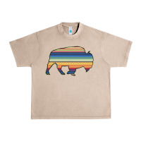French Oak Aztec Bison Silhouette Urban Heavy Tee - Bettercallsaul