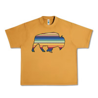 Peanut Butter Aztec Bison Silhouette Urban Heavy Tee - Bettercallsaul