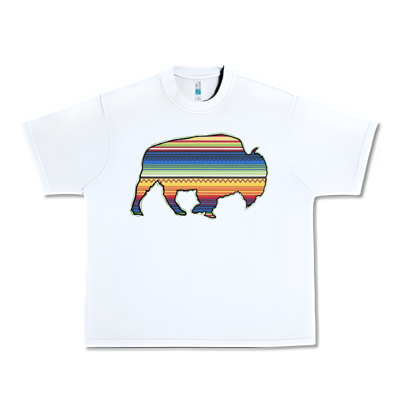 Aztec Bison Silhouette Urban Heavy Tee by Bettercallsaul | Teevron