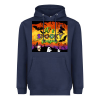 Navy it's spooky season tumbler Heavyweight Hoodie - BundleAndBundleShop