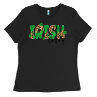 Black ırısh vibes Ladies Tee - MaliasSmallBusiness