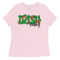 Bubblegum Pink ırısh vibes Ladies Tee - MaliasSmallBusiness
