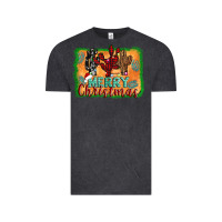 Vintage Black merry christmas cactus Vintage Tee - Jasminsmagicworld