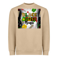 Mushroom black nurse magic Heavyweight Sweatshirt - CowGirlArtShop
