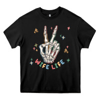 Black wife life Heavy Core Tee - MaliasSmallBusiness
