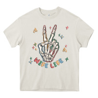 Cream wife life Heavy Core Tee - MaliasSmallBusiness