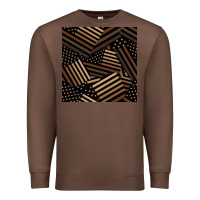 Chestnut melanin american flag seamless pattern Premium Sweatshirt - BundleAndBundleShop