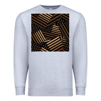 Heather Grey melanin american flag seamless pattern Premium Sweatshirt - BundleAndBundleShop