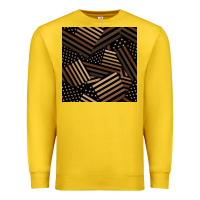 Lemon melanin american flag seamless pattern Premium Sweatshirt - BundleAndBundleShop