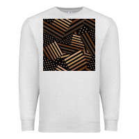 Melanin American Flag Seamless Pattern Premium Sweatshirt | Teevron