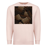 Pale Pink melanin american flag seamless pattern Premium Sweatshirt - BundleAndBundleShop
