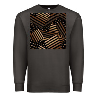 Smoke melanin american flag seamless pattern Premium Sweatshirt - BundleAndBundleShop