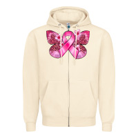 Sandshell Cancer butterfly Zipper Hoodie - FaDigitalArtStudio