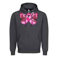 Smoke Cancer butterfly Zipper Hoodie - FaDigitalArtStudio