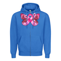 True Royal Cancer butterfly Zipper Hoodie - FaDigitalArtStudio