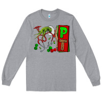 Heather Grey Christmas Character Nurse Long Sleeve Tee - NancyCooperArtShop
