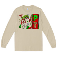 Mushroom Christmas Character Nurse Long Sleeve Tee - NancyCooperArtShop