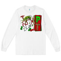 White Christmas Character Nurse Long Sleeve Tee - NancyCooperArtShop