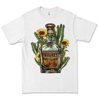 White western whiskey bottle Premium Tee - NancyCooperArtShop