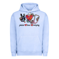 Pigment Grape Ice peace love nursing Urban Hoodie - SublimationCraftShop