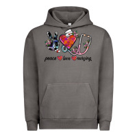 Pigment Tornado peace love nursing Urban Hoodie - SublimationCraftShop