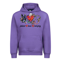 Tulip peace love nursing Urban Hoodie - SublimationCraftShop