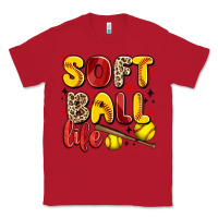 Red softball life Classic Tee - Artiststas