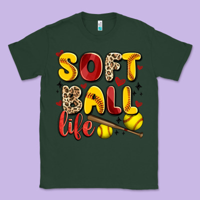 Softball Life Classic Tee Designed By Artiststas