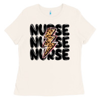 Bone nurse lightning bolt Ladies Tee - MaliasSmallBusiness