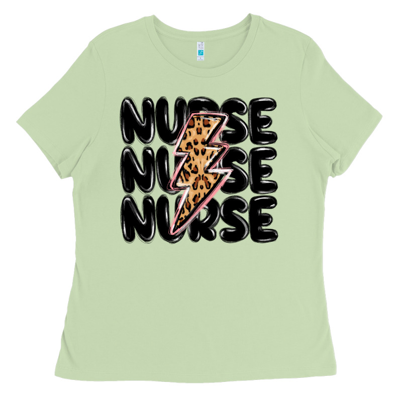 Nurse Lightning Bolt Ladies Tee by MaliasSmallBusiness | Teevron