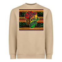 Mushroom black history is world history Heavyweight Sweatshirt - CowGirlArtShop