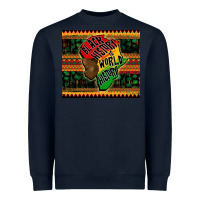 Navy black history is world history Heavyweight Sweatshirt - CowGirlArtShop