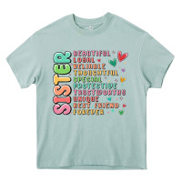 Sister Beautiful Loyal Reliable Heavy Core Tee | Teevron