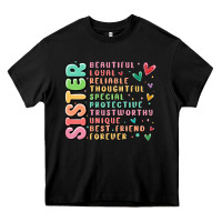 Black sister beautiful loyal reliable Heavy Core Tee - MaliasSmallBusiness