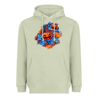 Matcha halloween pumpkin patch  5 Heavyweight Hoodie - BundleAndBundleShop