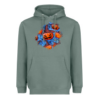 Sage halloween pumpkin patch  5 Heavyweight Hoodie - BundleAndBundleShop