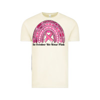 Vintage Arctic in october we wear pink breast cancer awareness rainbow Vintage Tee - Jasminsmagicworld