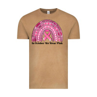 Vintage Camel in october we wear pink breast cancer awareness rainbow Vintage Tee - Jasminsmagicworld