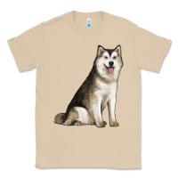 Mushroom Alaskan Malamute Dog Classic Tee - LillyAllenDesigns