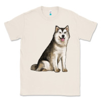 Natural Alaskan Malamute Dog Classic Tee - LillyAllenDesigns