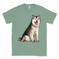 Sage Alaskan Malamute Dog Classic Tee - LillyAllenDesigns