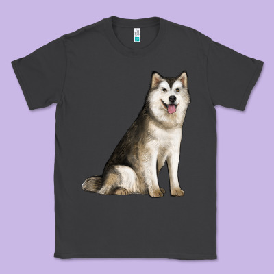 Alaskan Malamute Dog Classic Tee Designed By Lillyallendesigns