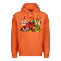 Carrot Mexico Coffee Cups Premium Hoodie - FaDigitalArtStudio